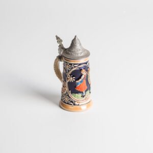 Caneca De Chopp Alemã Com Tampa