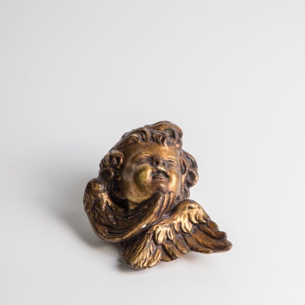 Escultura De Anjo Com Douração - Imagem 2