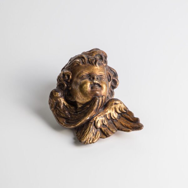 Escultura De Anjo Com Douração - Imagem 3