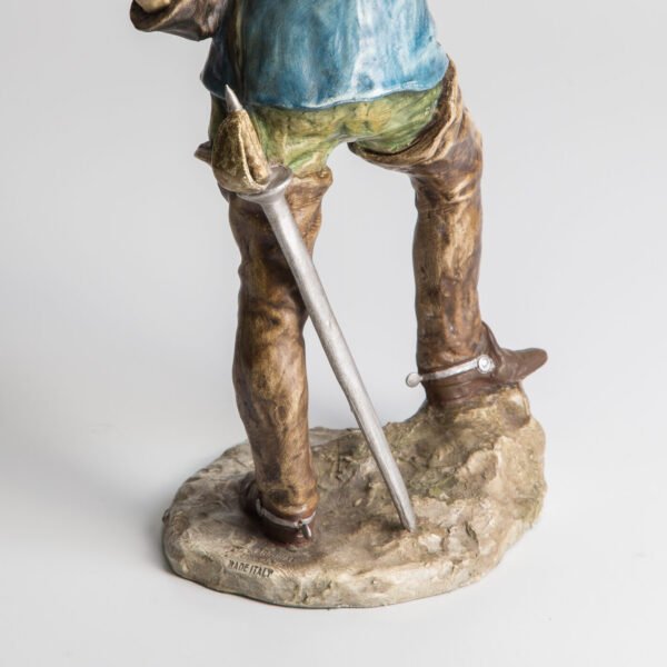 Escultura  Italiana - Mosqueteiro - Imagem 7