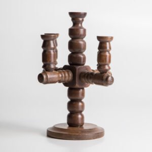 Candelabro Em Madeira