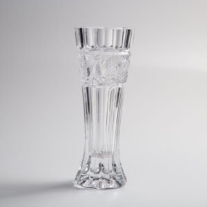 Vaso Em Cristal Lapidado