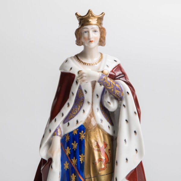 Escultura Em Porcelana Passau Bavária - Rainha - Imagem 9