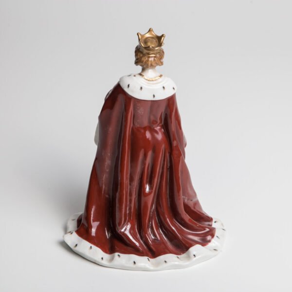 Escultura Em Porcelana Passau Bavária - Rainha - Imagem 5