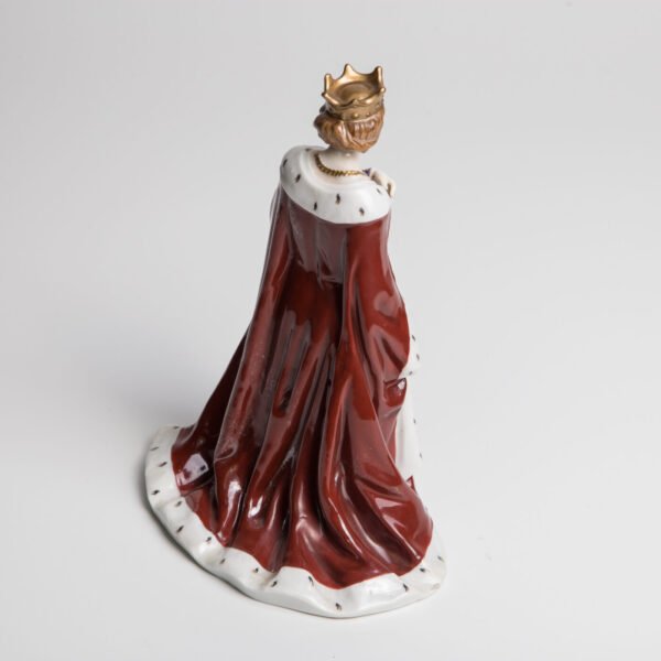 Escultura Em Porcelana Passau Bavária - Rainha - Imagem 6