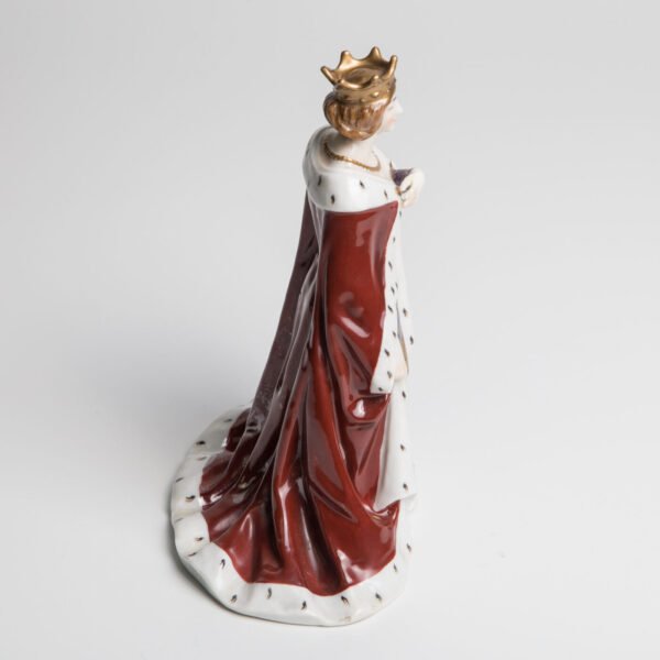 Escultura Em Porcelana Passau Bavária - Rainha - Imagem 7