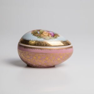 potiche em porcelana - ovo