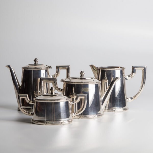 Conjunto Para Chá E Café Espessurado A Prata - Imagem 2