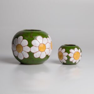 Par De Vasos Em Cerâmica