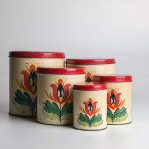 Conjunto De Latas Para Mantimentos
