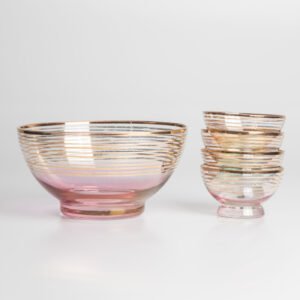 Conjunto Para Sobremesa Em Cristal