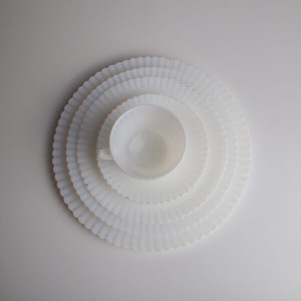 Conjunto Para Chá E Bolo Em Opalina - Imagem 5