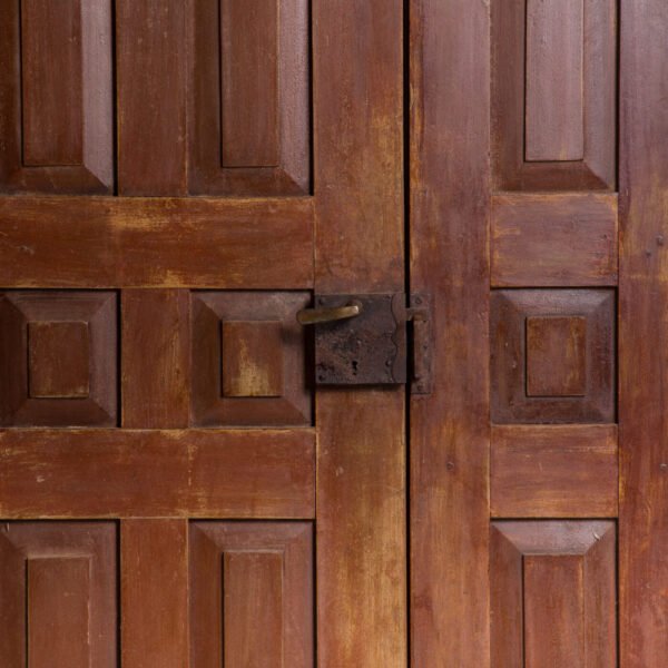 Porta Em Madeira De Lei Com Duas Folhas - Imagem 5