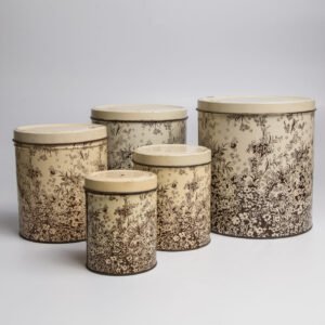 Conjunto De Latas Para Mantimentos
