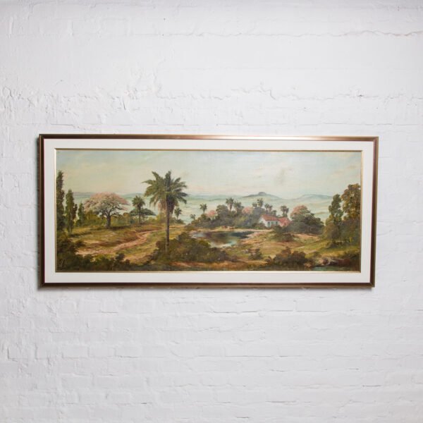 Quadro Em ÓLeo Sobre Tela De Nahlovsky - Cena Rural