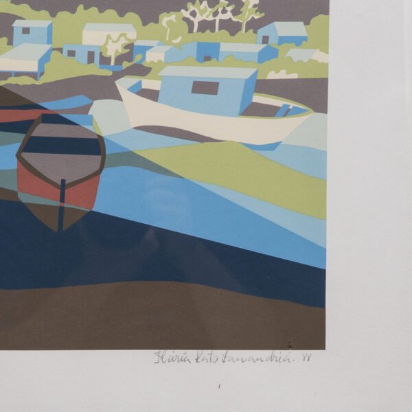 Quadro Com Gravura Assinada De Flávia Kato Zanandria - Imagem 4