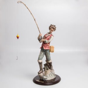 Escultura Em Resina Capodimonte - Pescador