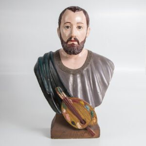 Busto Em Gesso - São Lucas