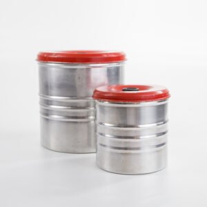 Conjunto De Latas Para Mantimentos Em Alumínio
