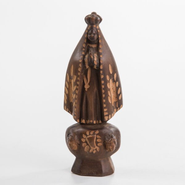Escultura Em Madeira - Nossa Senhora Aparecida - Imagem 5