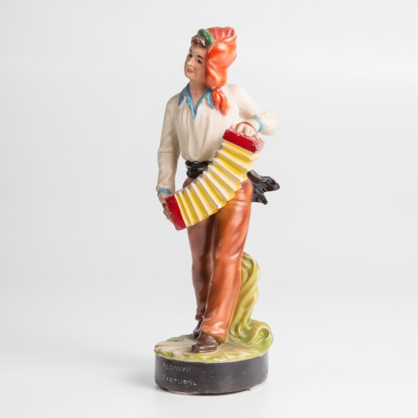 Escultura Em Faiança Portuguesa Algarve - Sanfoneiro - Imagem 2