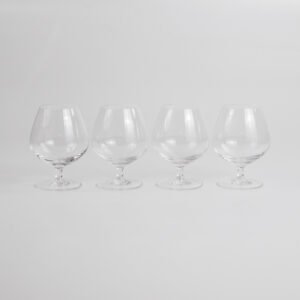 Conjunto De Cálices Em Cristal Para Conhaque