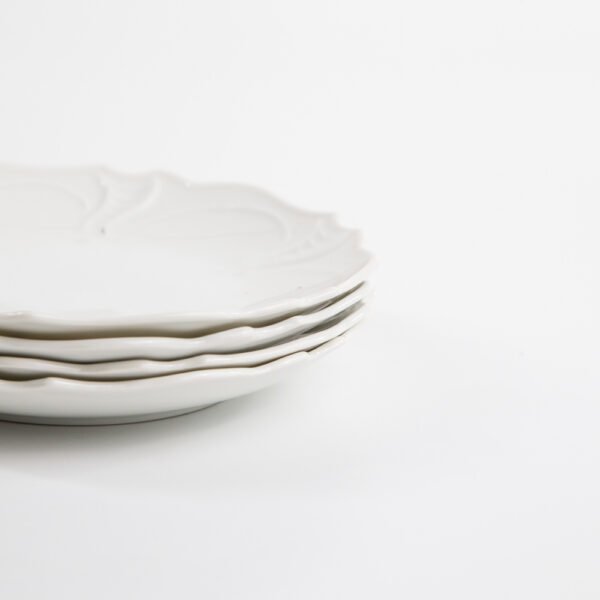 Conjunto De Pratos Para Bolo Em Porcelana - Imagem 4