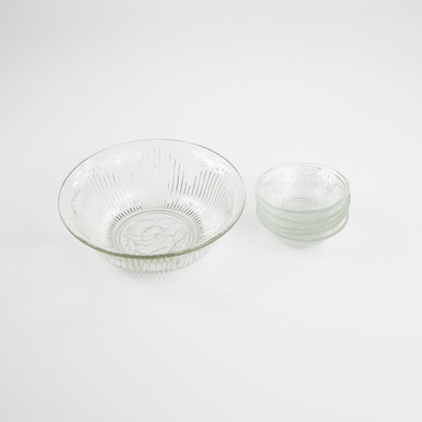 Conjunto Para Sobremesa Em Vidro Prensado - Imagem 3