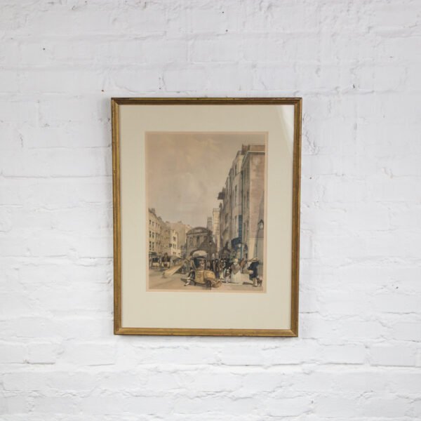 Quadro Com Reprodução Da Obra Temple Bar from The Strand - Thomas Shotter Boys