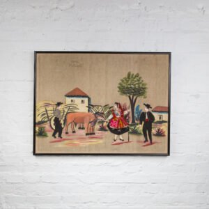 Quadro Com Pintura Em Tecido - Minho, Portugal