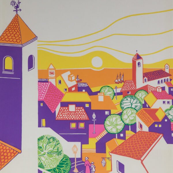 Quadro Com Serigrafia Datado De 1977 - Imagem 5