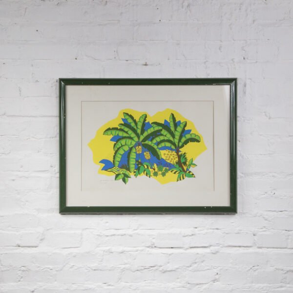 Quadro Com Gravura - João Henrique - 1987