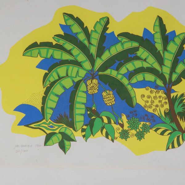 Quadro Com Gravura - João Henrique - 1987 - Imagem 2