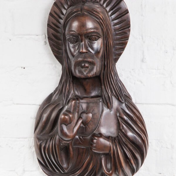 Escultura Em Madeira - Jesus - Imagem 3