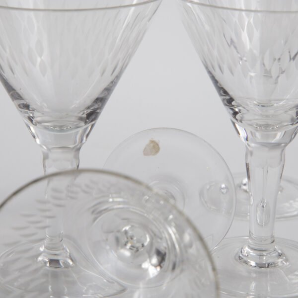 Conjunto De Taças Em Cristal Lapidado - Imagem 5