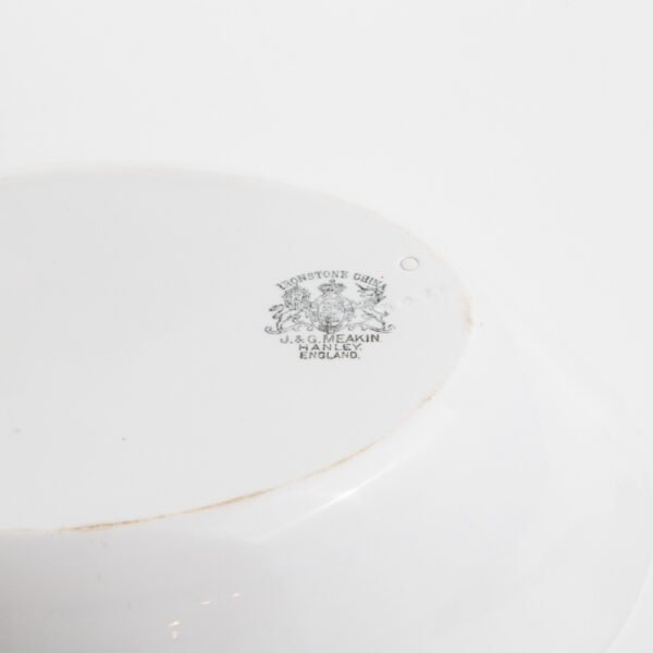 Prato Para Servir Em Porcelana Inglesa J. & G. Meaking - Imagem 6