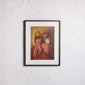 Quadro Com Acrílica Sobre Tela - Perea