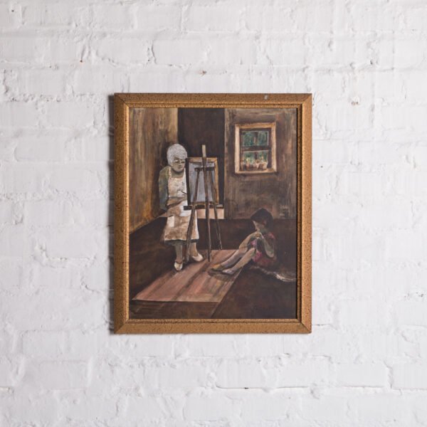 Quadro Com Acrílica Sobre Tela - Jaci