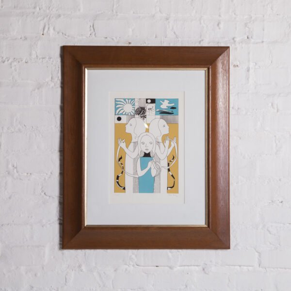 Quadro Com Gravura - Alice Soares