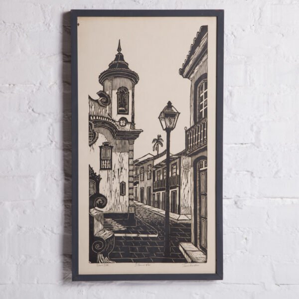 Quadro Com Xilogravura - Toninho Aco - Imagem 2