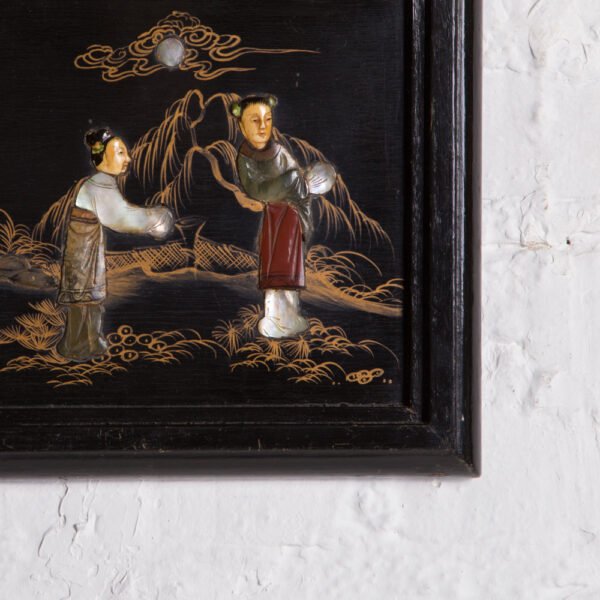 Quadro Em Madeira E Madrepérola - Imagem 3