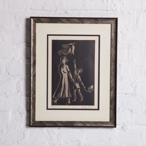 Quadro Com Xilogravura - Imagem 2
