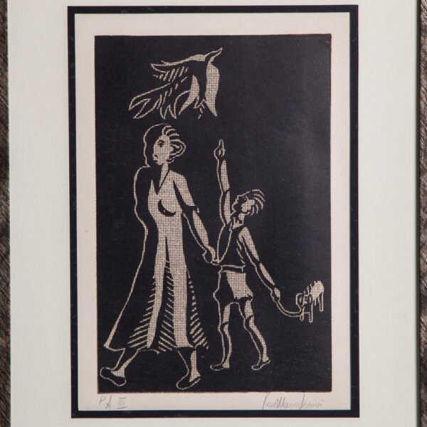 Quadro Com Xilogravura - Imagem 5