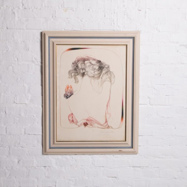 Quadro Com Gravura - Guilherme De Faria - 1989