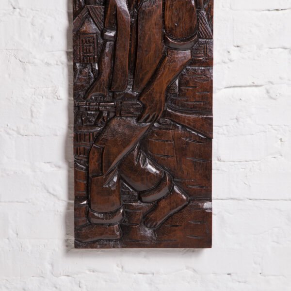 Quadro Em Madeira Entalhada - Imagem 3