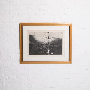 Quadro Com Gravura - Gerty Saruê - 1984