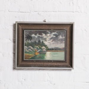 Quadro Com ÓLeo Sobre Tela