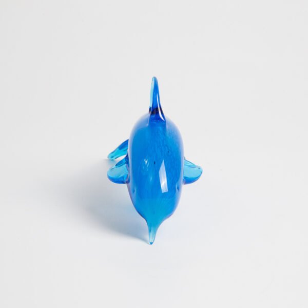 Golfinho Em Murano Azul - Imagem 10