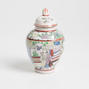 Potiche Em Porcelana Oriental