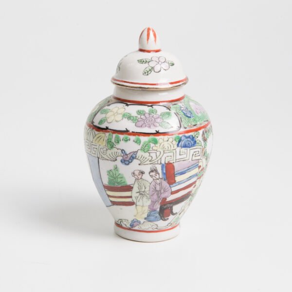 Potiche Em Porcelana Oriental